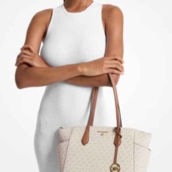 Michael Kors Marilyn Medium Leather Tote Bag / MSRP $228 - Picture 3 of 4